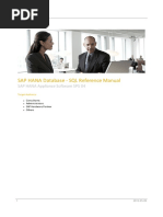 SAP HANA Database - SQL Reference Manual