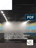 Fixed Fire Fighting in Road Tunnels Current Practices and Recommandations