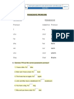 Possessive Pronouns Presentation