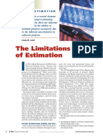 The Limitations of Estimation