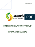 International Tour Officials Info Manual