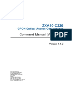 ZXA10 C220 (V1.1.2) GPON Optical Access Convergence Equipment Command Manual (Volume IV).pdf