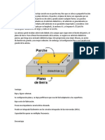 Antena Patch Microstrip: Características y Diseño