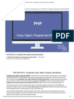 PHP OOP Part 2 - Pengertian Class, Object, Property Dan Method