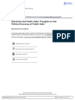 CARCANHOLO, Marcelo - Marx (Ism) and Public Debt