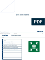 Site Conditions: Technical Training