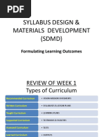 2A Learning Outcomes