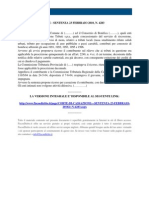 Fisco e Diritto - Corte Di Cassazione N 4283 2010