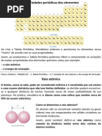 Mod_Q1_Conteúdos - Variação Do Raio Atómico e Energia de Ionização