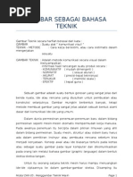 menggambar teknik pdf Modul Gambar Teknik  pdf 