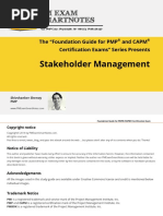 Stakeholder Management: The "Foundation Guide For PMP and CAPM Certification Exams" Series Presents