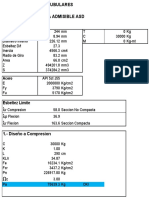 Diseño de Perfiles Tubulares AISC 2005 Metodo: Resistencia Admisible Asd