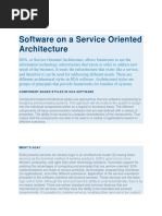 Software On A Service Oriented Architecture: Component-Based Styles in Soa Software