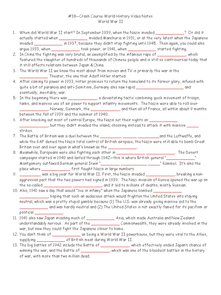 Understanding the Complex Causes and Global Impact of World War II ...