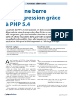 Créer une barre de progression grâce à PHP 5.4