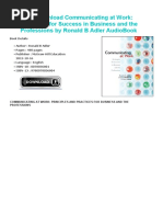 Download Communicating at Work by harris SN363031022 doc pdf