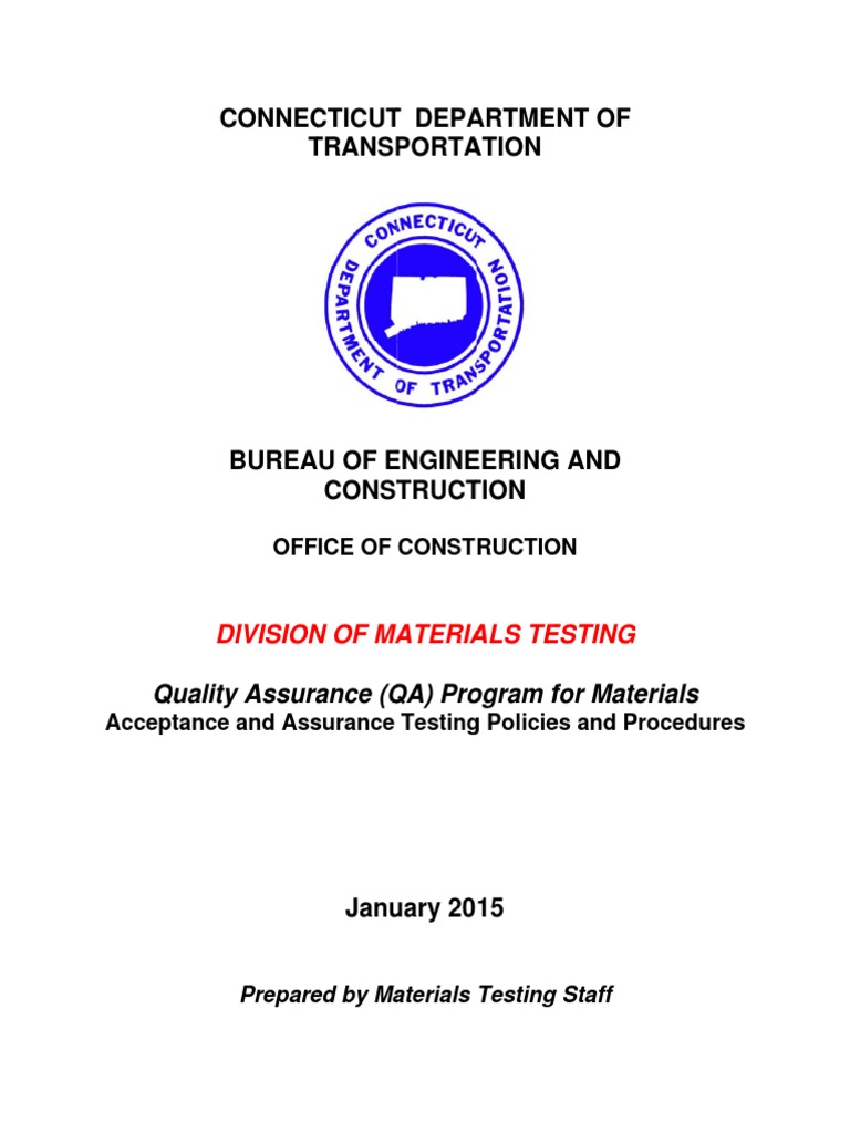 2015 Materials Testing Manual PDF Concrete Pipe (Fluid Conveyance)