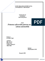 Primena Softverskih Paterna-Seminarski Rad-Softverski Paterni-Informatika