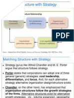Matching Structure With Strategy