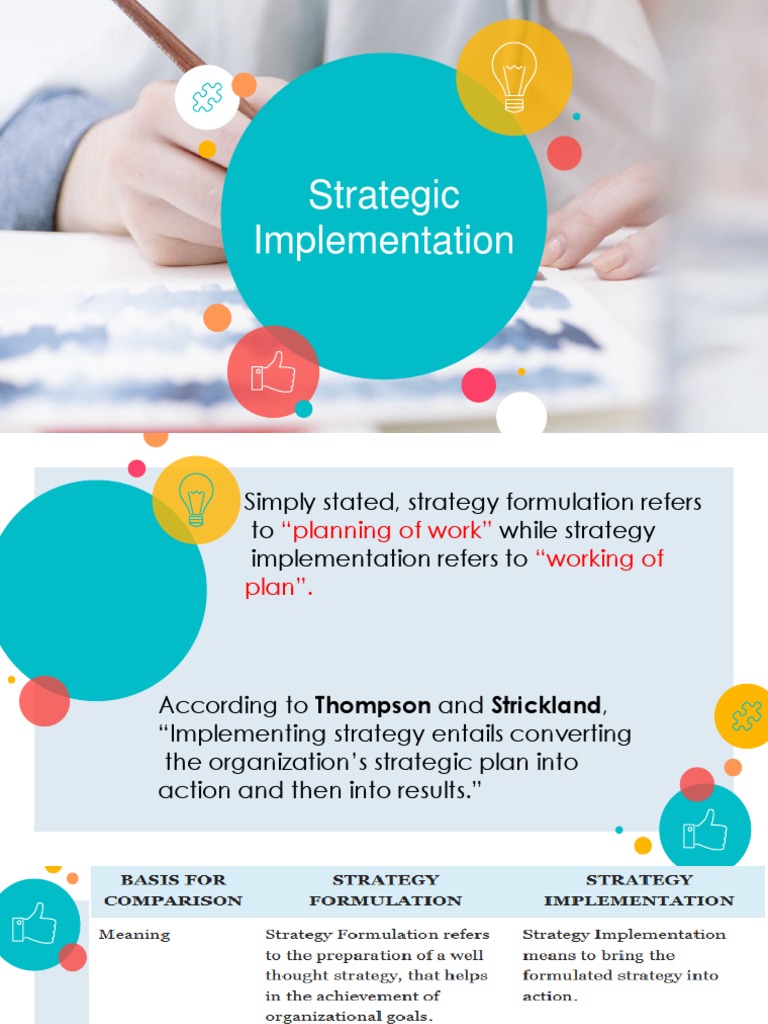 Strategic Implementation | PDF | Organizational Culture | Strategic ...