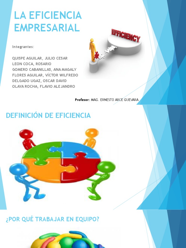 La Eficiencia Empresarial | PDF