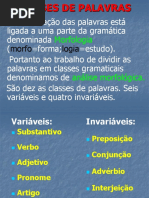 Classes de Palavras