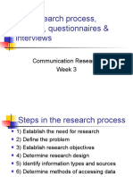 The Research Process%2c Surveys%2c Questionnaires Interviews