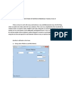 How To Generate Fields of Matrices Dynamically