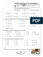 Ficha de Matematica Fracciones