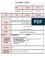 Fiche de Préparation