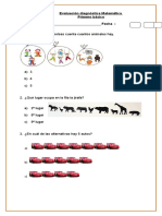 Evaluacion Diagnostica Matematica 2016