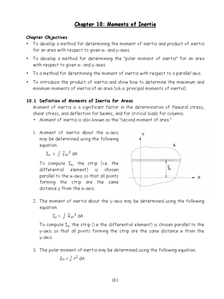 Moment of Inertia Formulas and Methods | PDF | Cartesian Coordinate ...