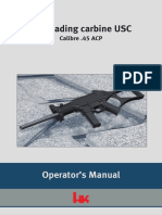 Selfloading Carbine USC: Operator's Manual