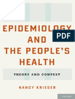 Krieger Nancy Epidemiology and The People