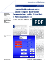 A Practical Guide To Construction, Commissioning and Qualification Documentation - and Its Critical Role in Achieving Compliance