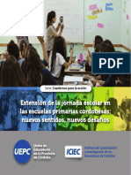 Extensión de La Jornada Escolar