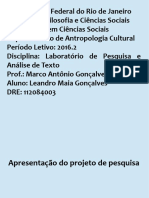 Apresentação Projeto de Pesquisa - Lab. Projeto Pesq. Análise de Texto 2016.2 (Leandro Maia)