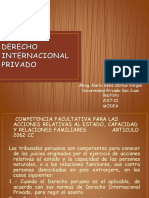 Competencia jurisdiccional peruana en acciones de estado, capacidad y relaciones familiares