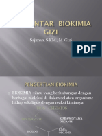 Pengantar Biokimia Gizi