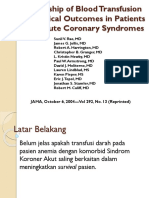 Ppt Jurnal Pengaruh Tranfusi Pada Mortalitas ACS.pptx