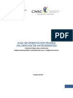 Valoracion de Antecedentes Conv. 439 Concurso Docente PDF
