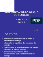 Elasticidad de La Oferta de Trabajo