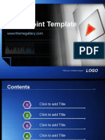 Powerpoint Template: " Add Your Company Slogan "