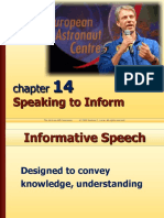 Speaking To Inform: The Mcgraw-Hill Companies © 2009 Stephen E. Lucas. All Rights Reserved