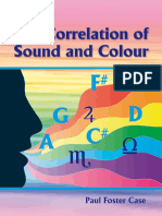 Correlation of Sound and Colour - Paul Foster Case