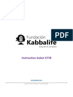 Instructivo Sukot 5778 - Kabbalife Chile
