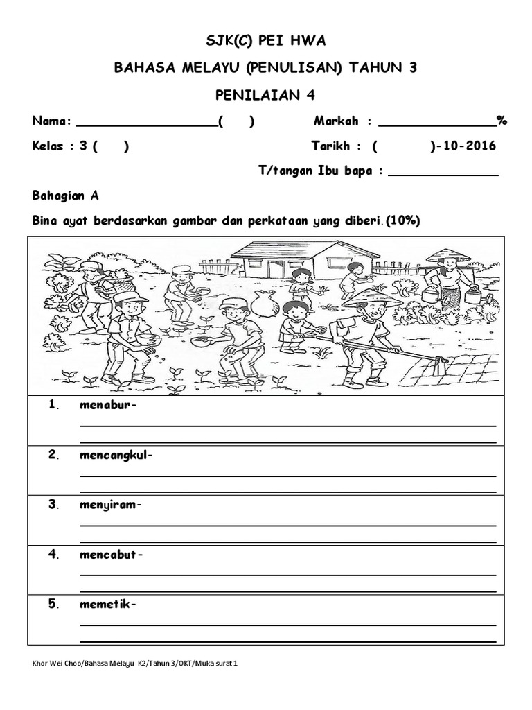 Setting Muka Surat Penulisan