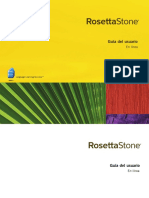 A - Rosetta Stone - Guía Del Usuario en Línea