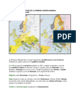 Europa Antes y Después de La Primera Guerra Mundial