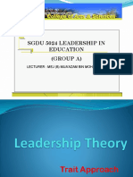4.0 Trait Approach To Leadership MZ 04
